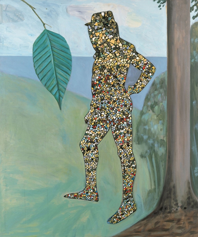 Shinro Ohtake, painting, art, contemporary art, mosaic effect